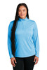 Sport-Tek® Women's PosiCharge® Tri-Blend Wicking 1/4-Zip Pullover