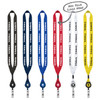 3/4" Polyester Lanyard  & Retractable Badge Reel