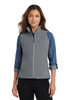 Port Authority® Women's Microfleece Vest on model front view