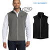 Port Authority® Microfleece Vest on model with color options