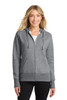 Port & Co™ Women's Core Fleece Full-Zip Hooded Sweatshirt