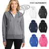 Port & Co™ Women's Core Fleece Full-Zip Hooded Sweatshirt
