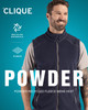 Clique Powder Recycled Fleece Mens Vest