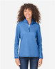 Women's Venture Heathered Stripe Quarter-Zip Pullover