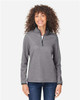 Women's Venture Heathered Stripe Quarter-Zip Pullover