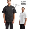 Unisex Short-Sleeve Recycled Chef's Coat (Pacifica)