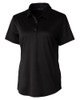 Ladies Cutter & Buck Textured Stretch Short Sleeve Polo