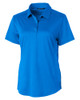 Ladies Cutter & Buck Textured Stretch Short Sleeve Polo