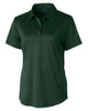 Ladies Cutter & Buck Textured Stretch Short Sleeve Polo