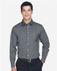 Men's Crown Collection® Solid Stretch Twill Woven Dress Shirt