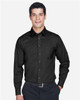 Men's Crown Collection® Solid Stretch Twill Woven Dress Shirt