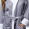 Luxury Microfiber Plush Lined Robe (Unisex)