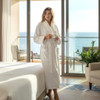 Luxury Microfiber Plush Lined Robe (Unisex)