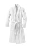 Checkered Terry Shawl Collar Robe (Unisex)