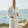 Checkered Terry Shawl Collar Robe (Unisex)