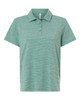 Women's Relay Heathered Stripe Polo