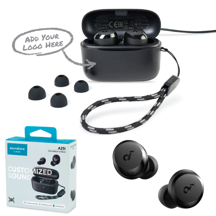 Anker ワイヤレスイヤフォン ブラック Soundcore A25i | 完全ワイヤレスイヤホンの製品情報 | Anker Japan