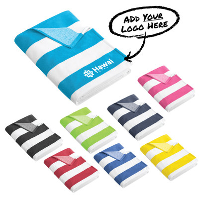 Value Cabana Stripe Beach Towel (OD)