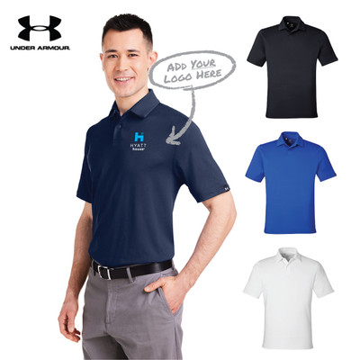 Mens Under Armour Recycled Polo (OD)