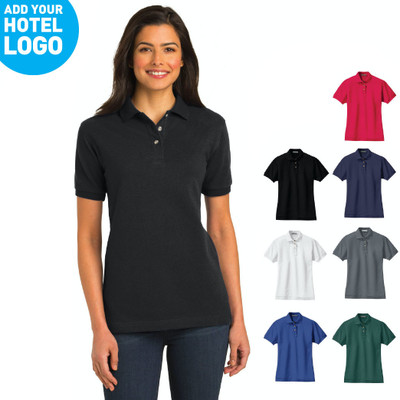 Ladies Heavyweight Cotton Pique Polo (OD)