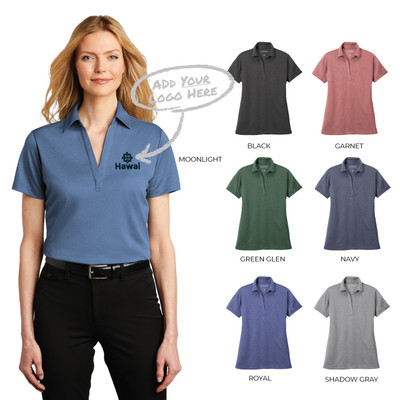 Port Authority® Ladies Heathered Silk Touch™ Performance Polo (OD)