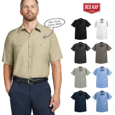 Red Kap® Short Sleeve Industrial Work Shirt (Pacifica)