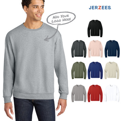 Jerzees Ultimate™ Unisex CVC Ring Spun Crewneck Sweatshirt