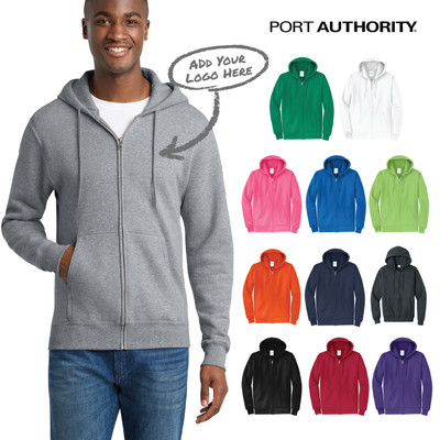Port & Co™ Core Fleece Full-Zip Hooded Sweatshirt