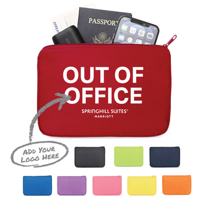 Arlo rPET Zippered Travel Pouch