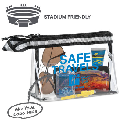 Sigma Clear Zippered Travel Pouch