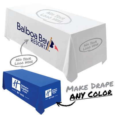 Custom Table Drapes (6ft & 8ft)
