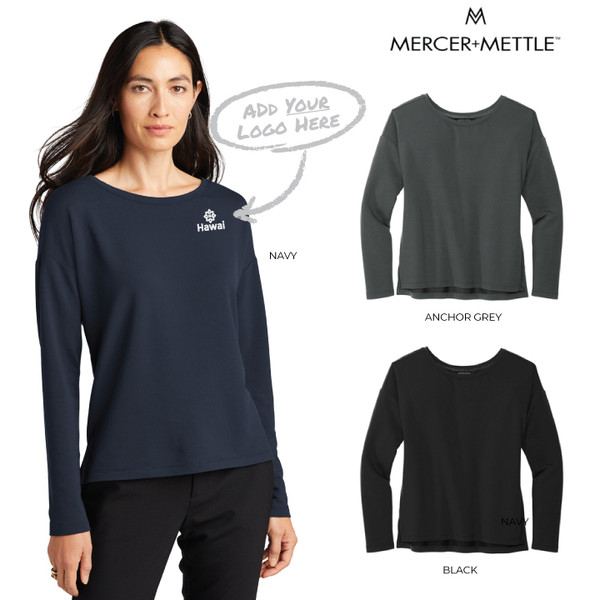 Mercer+Mettle® Women's Stretch Drop Shoulder Pullover (ODE)