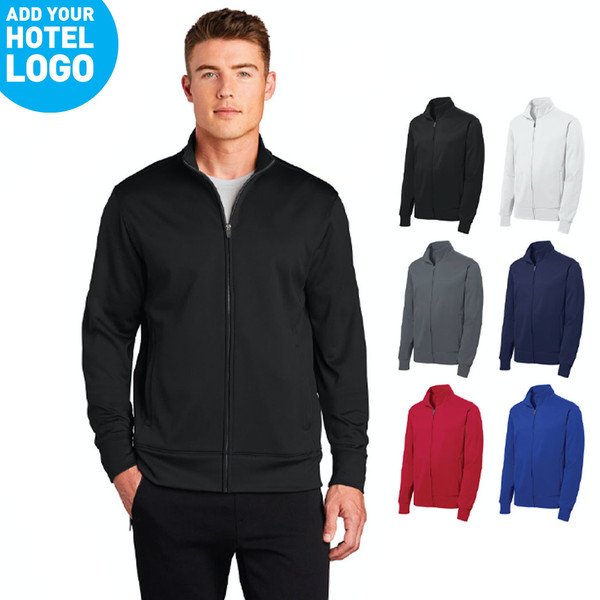 Mens Sport-Wick® Fleece Full-Zip Jacket (OD)