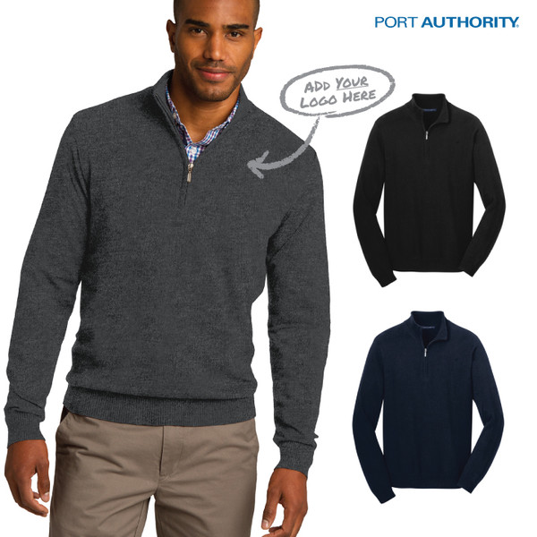 Men's 1/2-Zip Knit Sweater (ODE)
