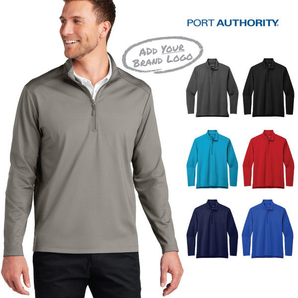 Port Authority® C-FREE® Double Knit 1/4-Zip