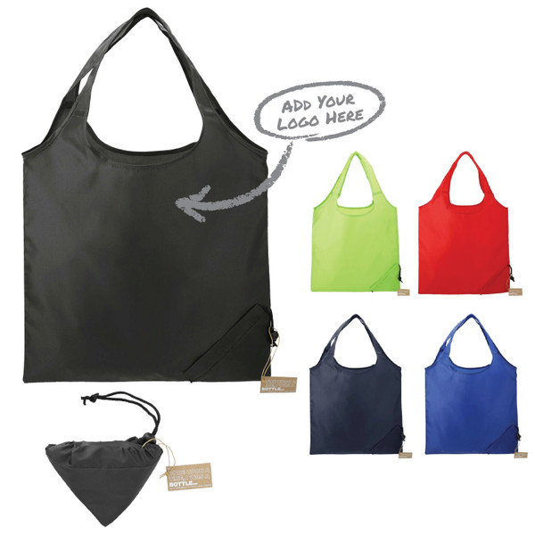 Bungalow RPET Foldable Shopper Tote