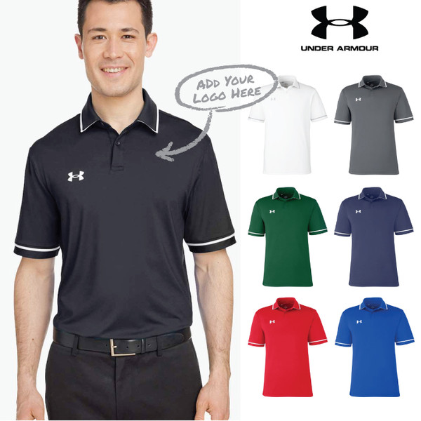 Under Armour Men's Tipped Teams Performance Polo