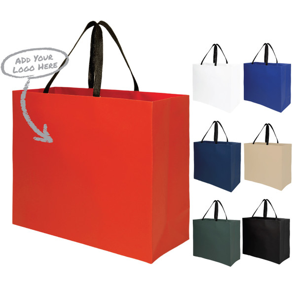 Paper Sustainable Bag with Web-Style Paper Handles (16x6x12)