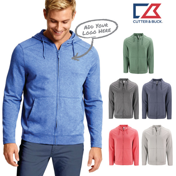 Clique Dash Recycled Mens Hooded Full Zip