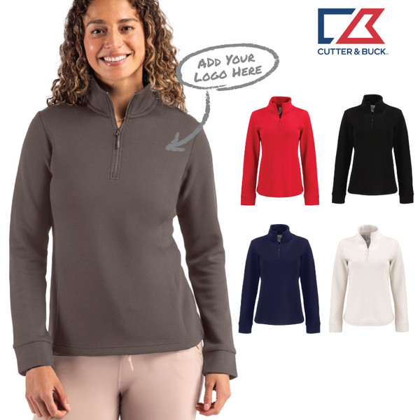 Clique Haven Recycled Womens Quarter Zip Pullover