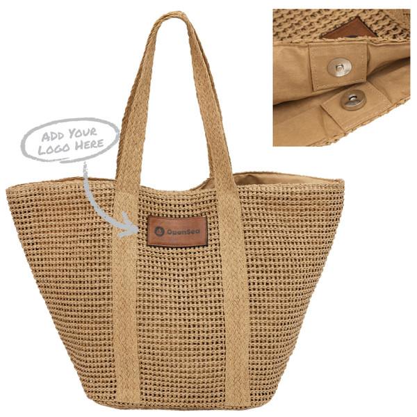The Castaway Straw Tote