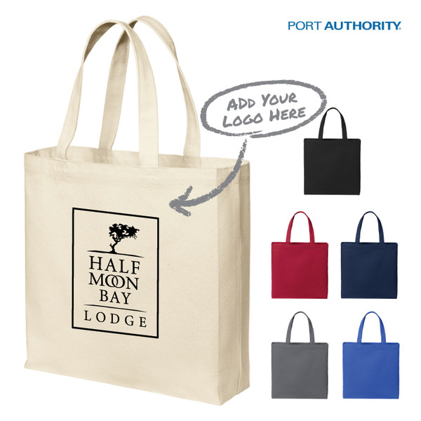 Port Authority® Cotton Canvas Shopper Tote