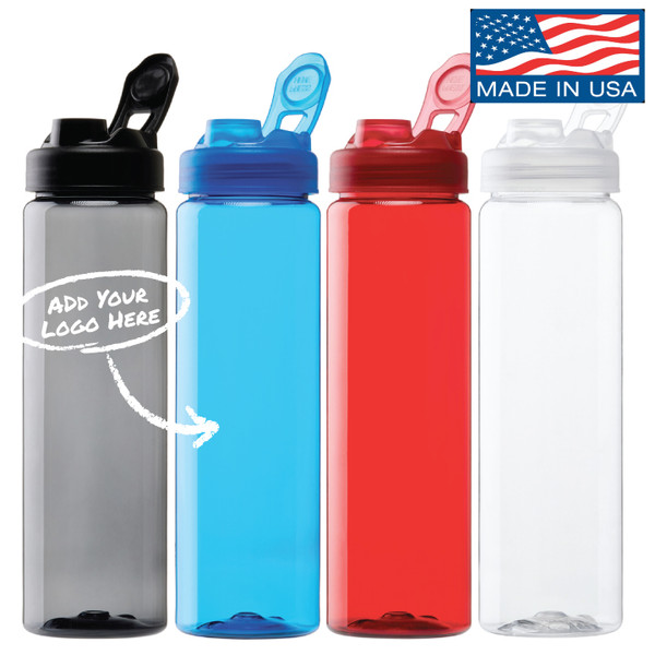 Malibu 25 oz. PET Bottle w/Flip Lid