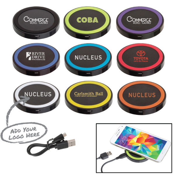 10w Black Qi Wireless Puck Smartphone Charging Pad