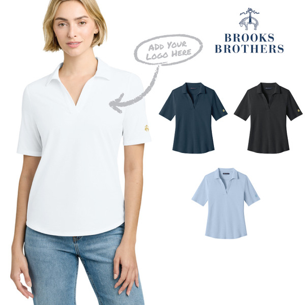 Brooks Brothers® Women’s Pinpoint Pique Polo