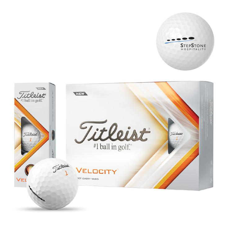 StepStone Hospitality Titleist® Velocity Golf Balls (CM)