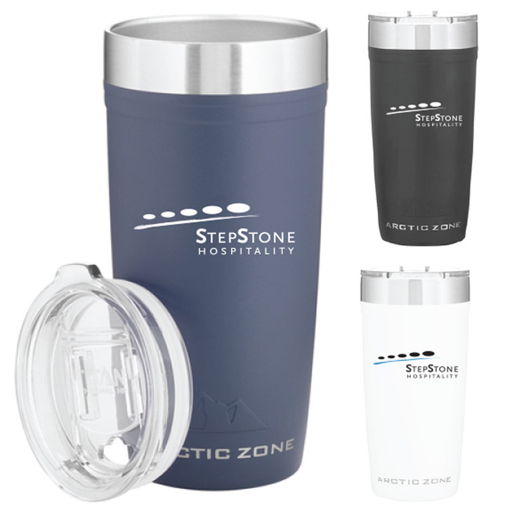 StepStone Hospitality 20oz Arctic Zone Titan Thermal Tumbler (CM)