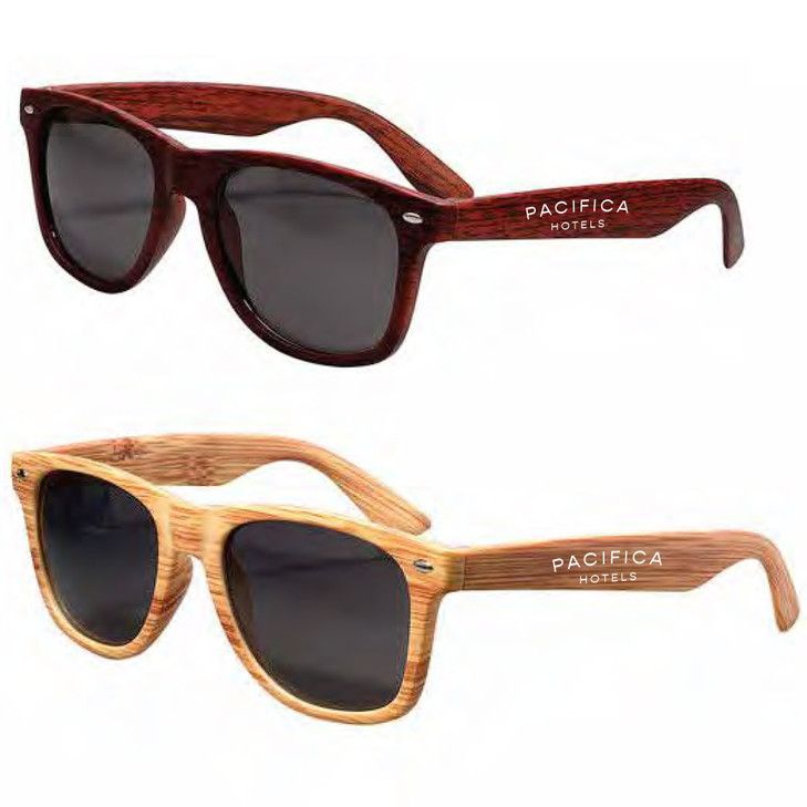 Pacifica Woodtone Woodgrain Sunglasses (CM) 