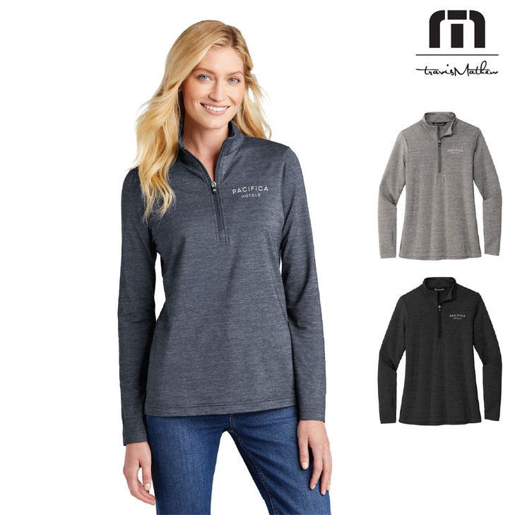 Pacifica Ladies Travis Mathew® Crestview 1/4-Zip (OD)
