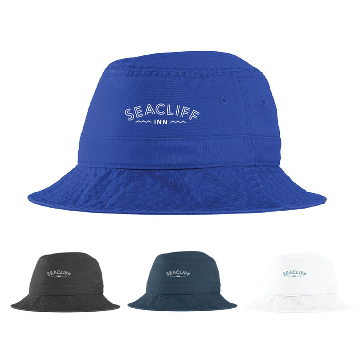 SeaCliff Inn Garment Washed Bucket Hat (OD)